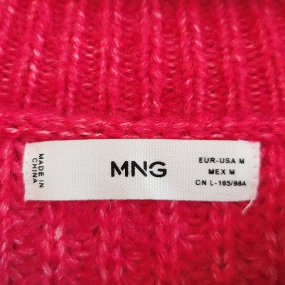 Mango Drop Shoulder Swirl Sweater - Size M - Picture 5 of 7